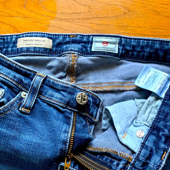 Adriano Goldschmied Stilt Roll-Up Cigarette jeans; size 27; 24” inseam - Picture 2 of 4
